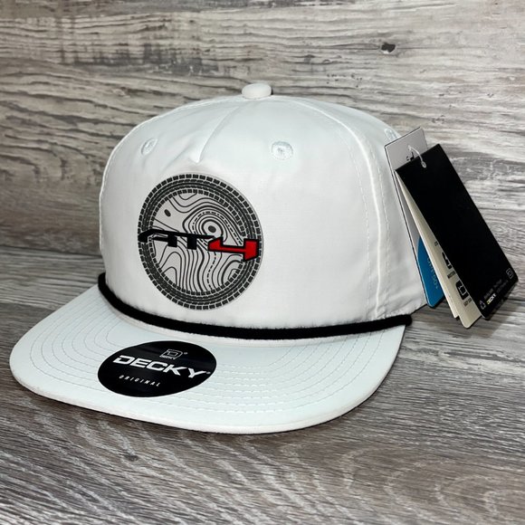 GMC AT4 Topo 3D Classic Rope Hat- White/ Black - Picture 3 of 4